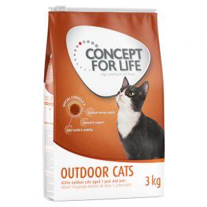 Concept for Life Outdoor Cats - ulepszona receptura! - 3 x 3 kg