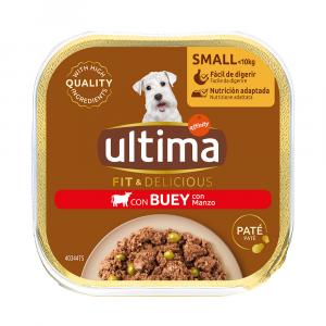 Ultima Fit & Delicious Paté Mini dla psa, 22 x 150 g - Wołowina