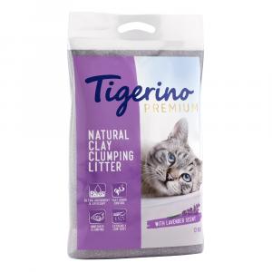 Tigerino Premium, żwirek dla kota - zapach lawendy - 2 x 12 kg