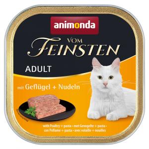 Animonda vom Feinsten Adult, 6 x 100 g - Drób z makaronem