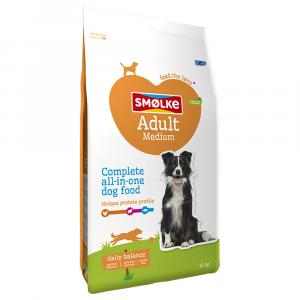 15% taniej! Smølke, sucha karma dla psa, 2 x 12 kg - Adult Medium Dog Food