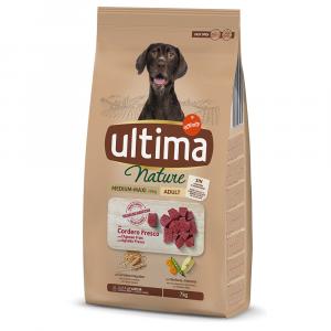 1 kg / 2 kg gratis! Ultima, karma sucha dla psa, różne rodzaje - Nature Medium - Maxi, jagnięcina, 7 kg (6 + 1 kg gratis!)