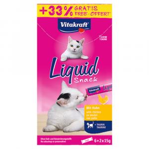 33% taniej! Vitakraft Cat Liquid Snack, 120 g - Pasta z kurczakiem i tauryną