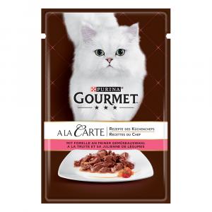 20% taniej! Gourmet A la Carte, karma mokra, 26 x 85 g - Pstrąg z warzywami