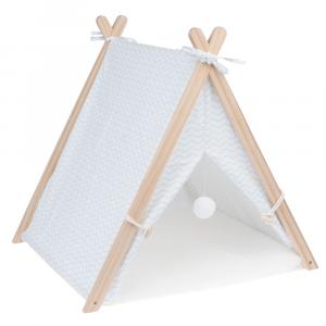 TIAKI tipi dla kota Blue Wave - Dł. x szer. x wys.: 56,5 x 61,5 x 61 cm