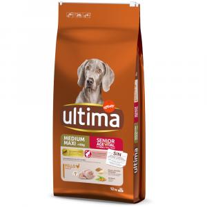 Ultima Medium / Maxi Senior, kurczak - 12 kg