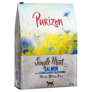 Purizon Single Meat, łosoś z kwiatami chabru - 2,5 kg