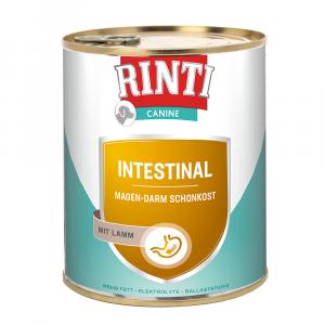 RINTI Canine Intestinal z jagnięciną, 800 g - 6 x 800 g