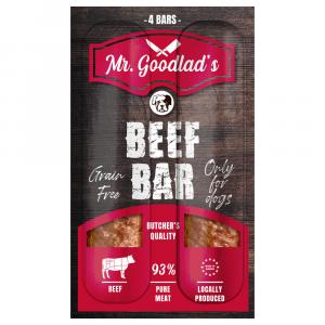 Mr. Goodlad's Meat Bar przysmaki wołowe dla psów - 2 x 100 g