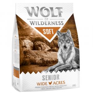 20% taniej! Wolf of Wilderness, sucha karma, 1 kg - Senior „Soft – Wide Acres”, kurczak