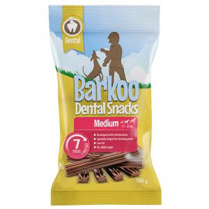 Barkoo Dental Snacks - Dla średnich psów, 180 g, 7 szt.