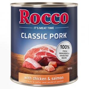 Rocco Classic Pork, 6 x 800 g - Kurczak i łosoś