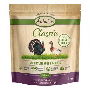 Lukullus Classic, indyk i kaczka (bez zbóż) - 1 kg