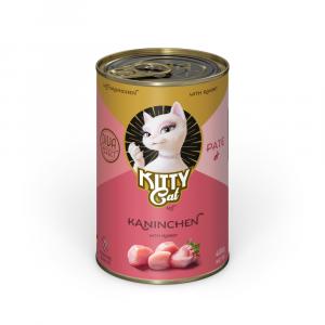 Kitty Cat Adult Pate, 6 x 400 g - Królik