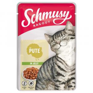 Schmusy Ragout w galarecie, 22 x 100 g - Indyk