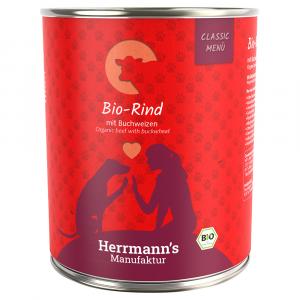 Korzystny pakiet Herrmann's Classic Bio Menu, 24 x 800 g - Biowołowina z biogryką