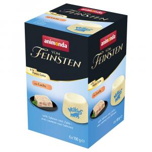 Animonda Vom Feinsten Adult à la Panna Cotta, 6 x 100 g - Z łososiem