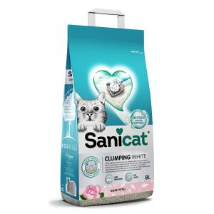 Sanicat Clumping White Rose żwirek zbrylający się - 8 l
