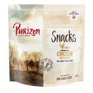 Purizon Snacks, kurczak z rybą (bez zbóż) - 40 g