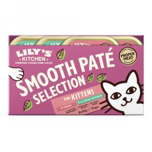 Lily's Kitchen Smooth Paté Selection dla kociąt, 8 x 85 g - Pakiet mieszany (2 smaki)