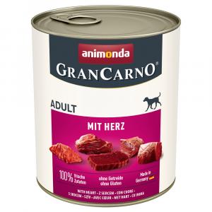 Animonda GranCarno Original Adult, 6 x 800 g - Serca