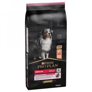 PURINA PRO PLAN Medium Adult Sensitive Skin, łosoś i ryż - 2 x 14 kg