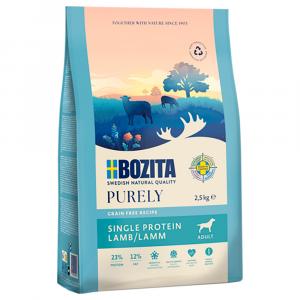 20% taniej! Bozita Dog Purely Grain Free, sucha karma dla psa, 2 x 2,5 kg - Adult Grain Free, jagnięcina