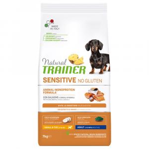 Trainer Natural Sensitive No Gluten Adult Small z łososiem - 7 kg