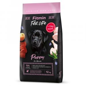 12 + 1 kg gratis! Fitmin Dog for Life, karma sucha, 13 kg - Puppy All Breeds