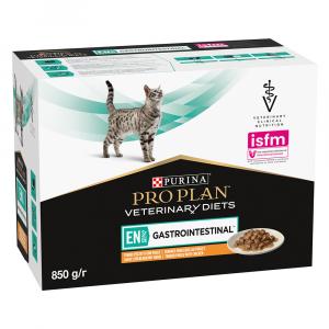 PURINA PRO PLAN Veterinary Diets Feline EN ST/OX Gastrointestinal, kurczak - 10 x 85 g