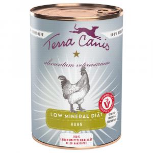 Korzystny pakiet Terra Canis Alimentum Veterinarium Low Mineral Diet, 12 x 400 g - Kurczak