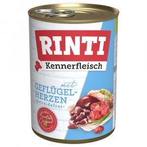 RINTI Kennerfleisch, 6 x 400 g - Serca drobiowe