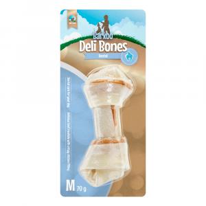 Barkoo Deli Bones Dental kości do żucia z supełkiem - M, 1 x 14 cm (70 g)