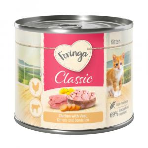 5 zł taniej! Feringa Classic Meat Menu, 6 x 200 g - Kitten, kurczak i cielęcina