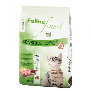 Dwupak Porta 21, 2 x 10 kg - Feline Finest Sensible, bez zbóż