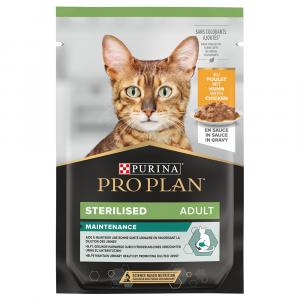 PURINA PRO PLAN Sterilised Adult Maintenance - Kurczak, 24 x 85 g