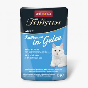 Animonda Vom Feinsten Adult Raffinesse w galarecie, 24 x 85 g - Kurczak z dorszem