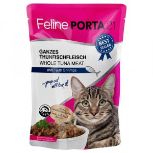 Feline Porta 21 w saszetkach, 6 x 100 g - Tuńczyk z krewetkami