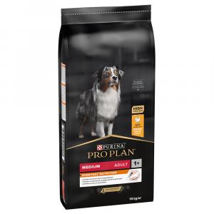 10 kg / 12 kg + 2 kg gratis! PURINA PRO PLAN, karma sucha dla psa, 12 kg / 14 kg - Medium Adult Everyday Nutrition, kurczak i ryż, 14 kg