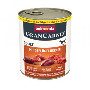 Animonda GranCarno Original Adult, 6 x 800 g - Serca drobiowe