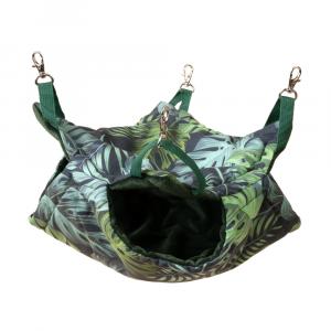 TIAKI Jungle Collection, hamak dla małych zwierząt - Rozmiar S: ok. dł. 35 x szer. 35 cm