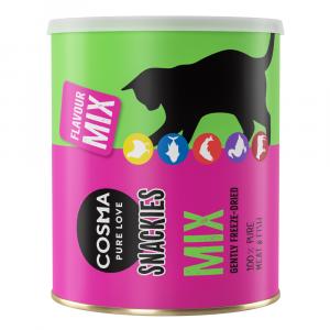 20% taniej! Cosma Snackies, przysmak liofilizowany, różne rodzaje - Maxi Tube, Mix pięciu smaków, 150 g