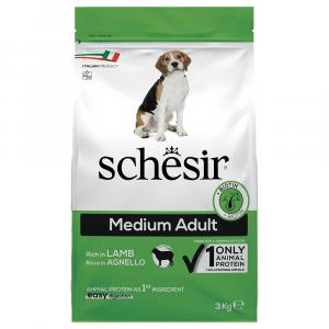 Schesir Dog Medium Adult, jagnięcina - 3 kg