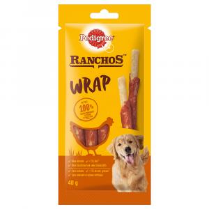 Pedigree Ranchos Wrap - Kurczak, 3 x 40 g