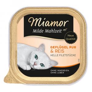 Miamor Milde Mahlzeit, 6 x 100 g - Drób z ryżem