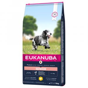 Eukanuba Caring Senior Medium Breed, kurczak - 2 x 15 kg