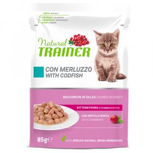 Natural Trainer Kitten & Young - Dorsz, 12 x 85 g