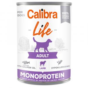 Calibra Dog Life Adult, jagnięcina, 12 x 400 g - Jagnięcina