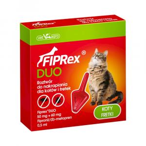 Fiprex DUO Spot-on dla kotów - 1 pipeta (0,5 ml)