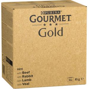 Megapakiet Gourmet Gold 96 x 85 g - Delikatny mus